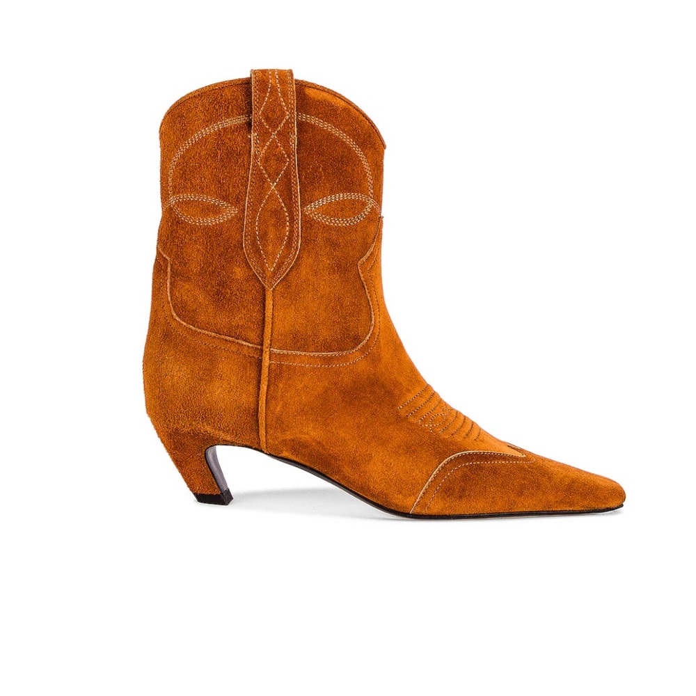 Khaite Dallas Suede Boots Size 37.5